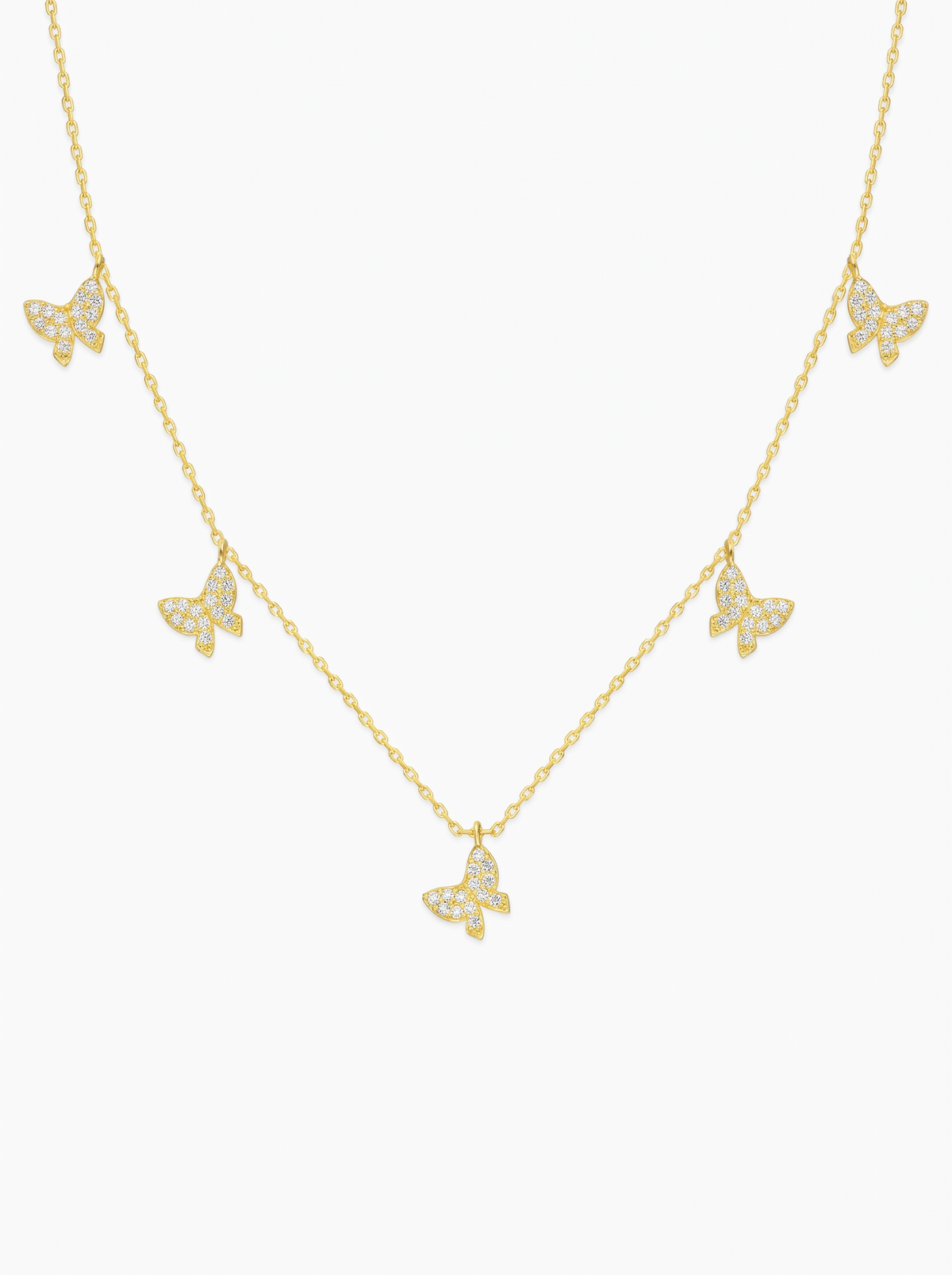 Paloma Women's Dainty Butterfly Necklace