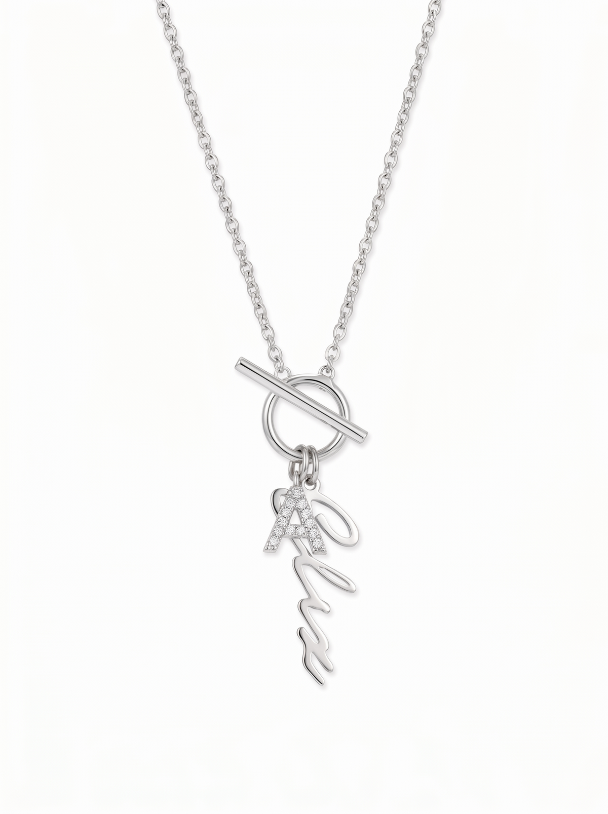 Cecilia Women's Custom Toggle Name Necklace