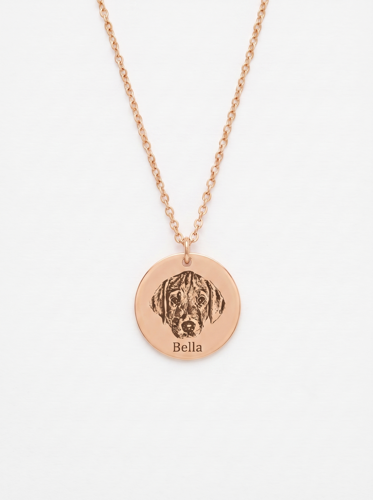 Cordelia Pet Portrait Necklace