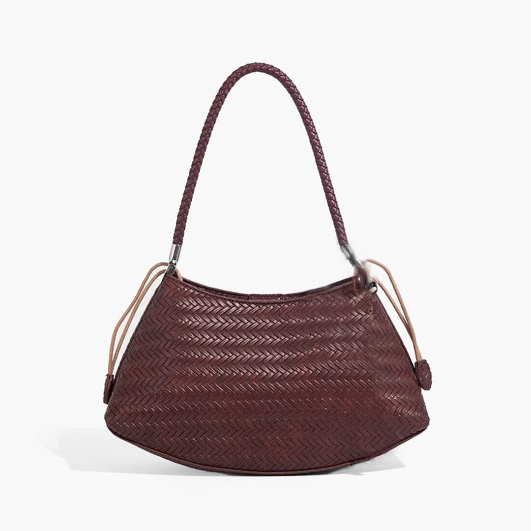 Sioned Women's Boho Woven Shoulder Bag, Natural Fibre Hobo Bag