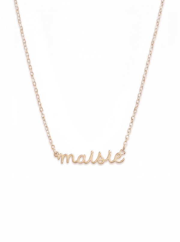 Delphine Women's Personalized Name Necklace, Custom Necklace