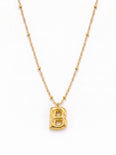 Bettina Women's Custom Initial Necklace