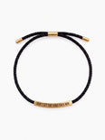 Sandrine Don't Let the Hard Days Win Adjustable Cord Bracelet