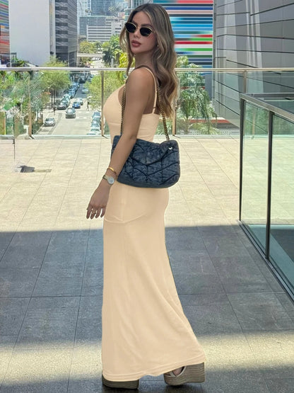 Nerissa Ruched Cami Wedding Guest Maxi Dress