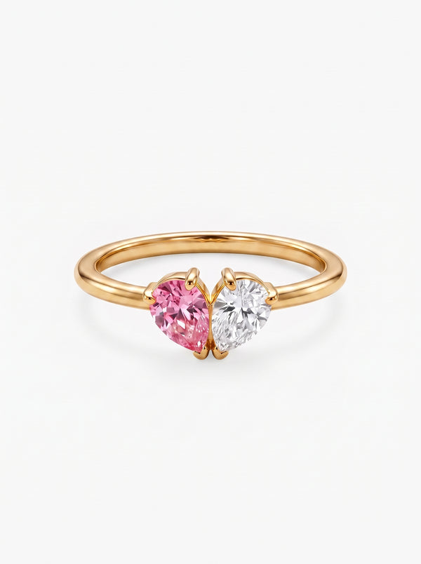 Luciana Women's Custom Birthstone Promise Ring