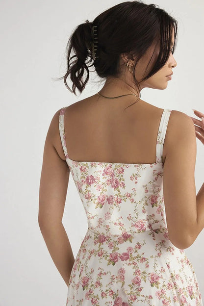 Ottilie Floral Ruffle Hem Midi Sundress