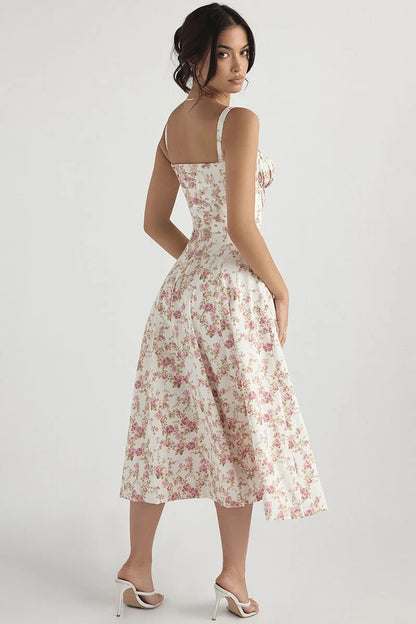 Ottilie Floral Ruffle Hem Midi Sundress