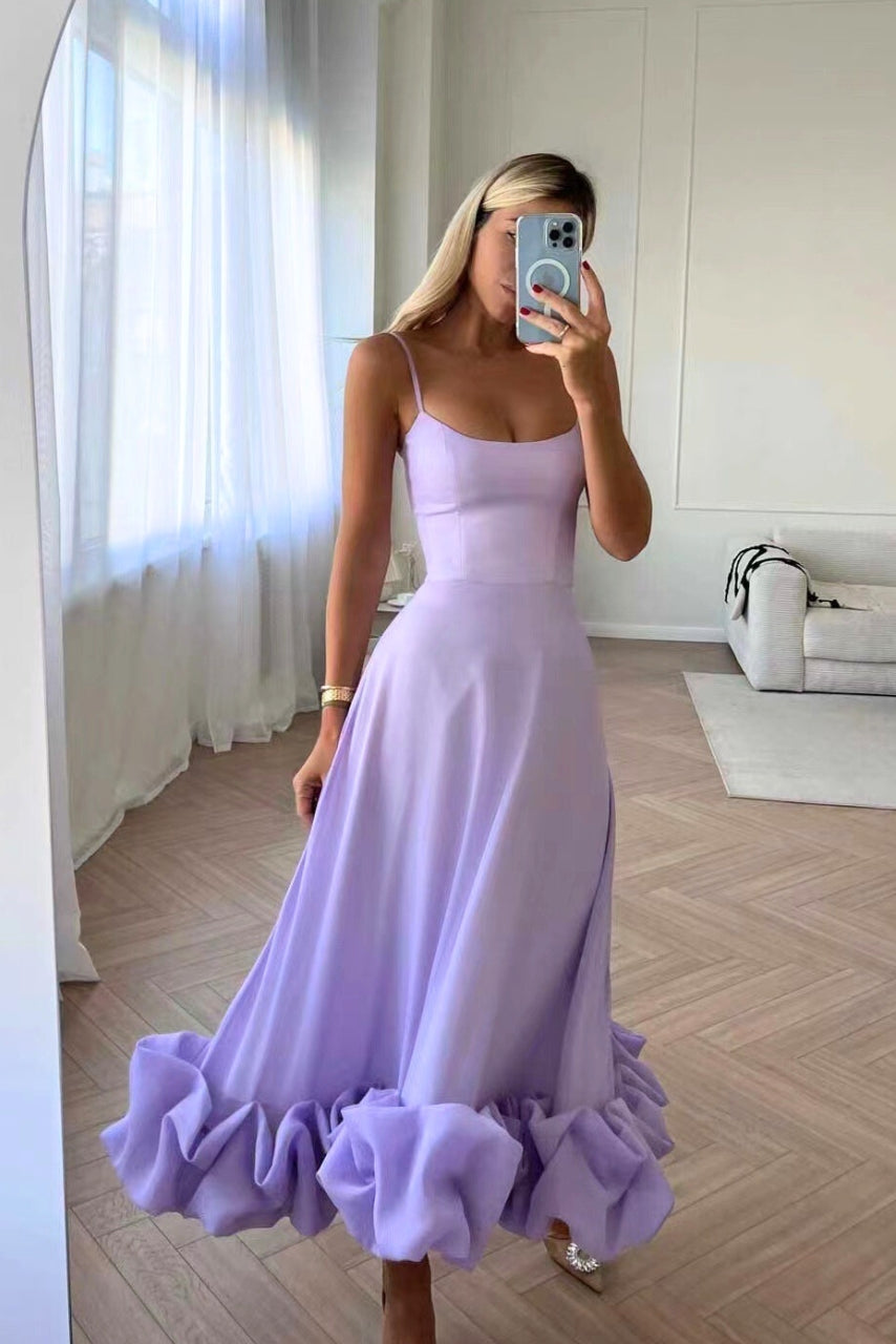 Rosie Ruffle Hem Maxi Dress