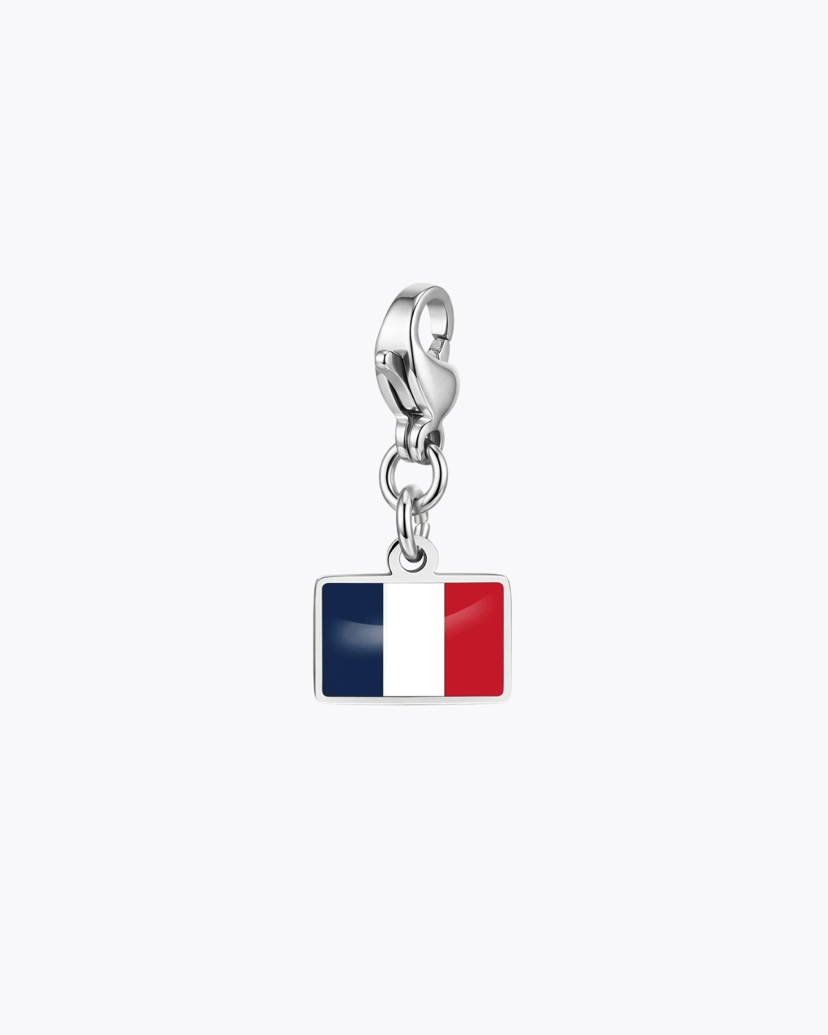 Elodie Women's Custom Charm Bracelet, Flag Travel Bracelet