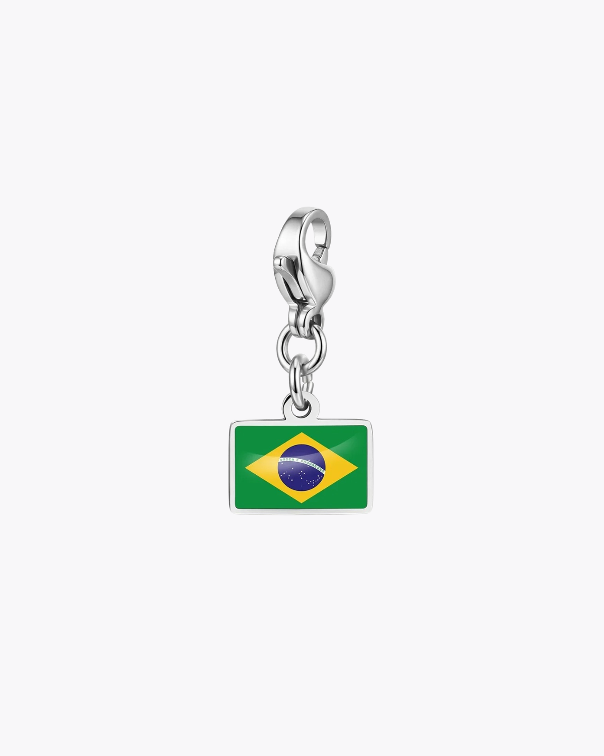 Elodie Women's Custom Charm Bracelet, Flag Travel Bracelet