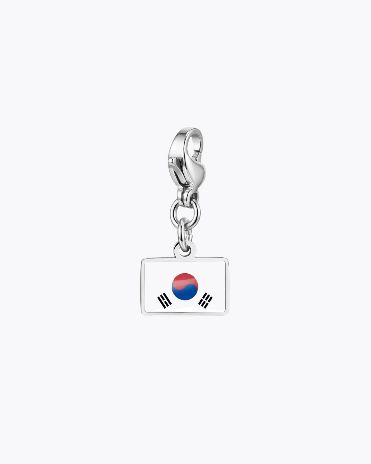 Elodie Women's Custom Charm Bracelet, Flag Travel Bracelet