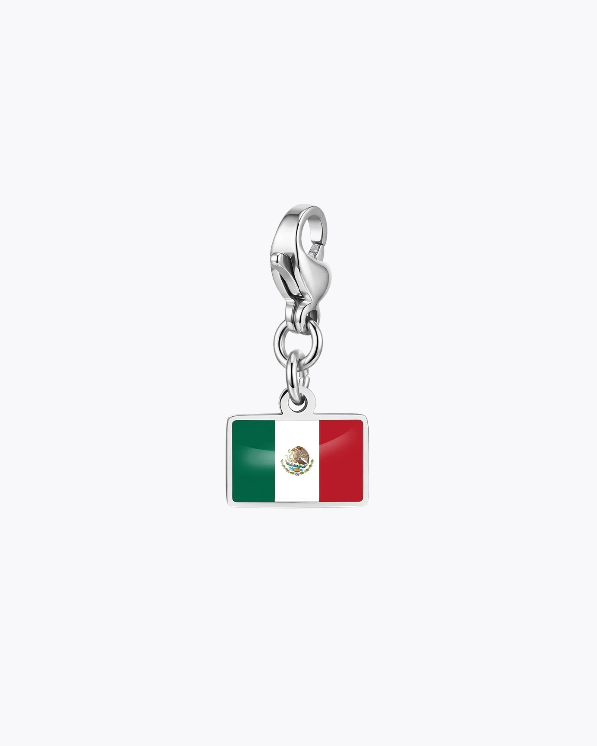 Elodie Women's Custom Charm Bracelet, Flag Travel Bracelet