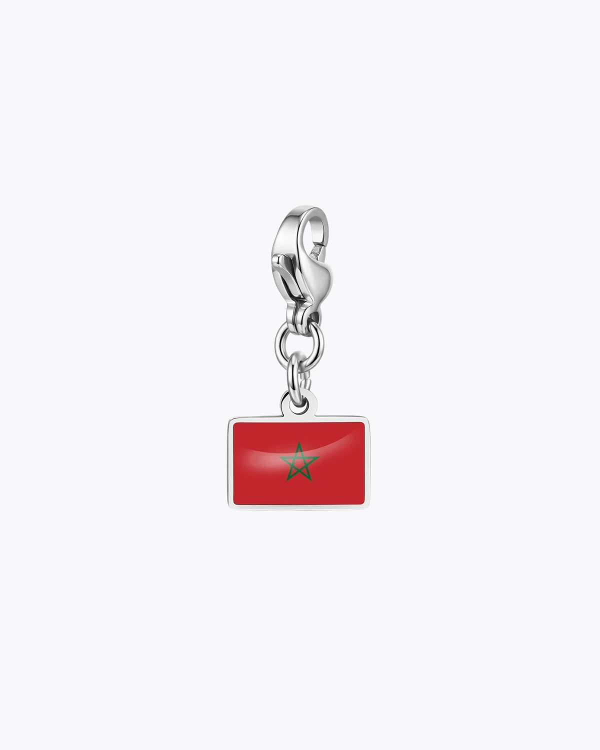 Elodie Women's Custom Charm Bracelet, Flag Travel Bracelet