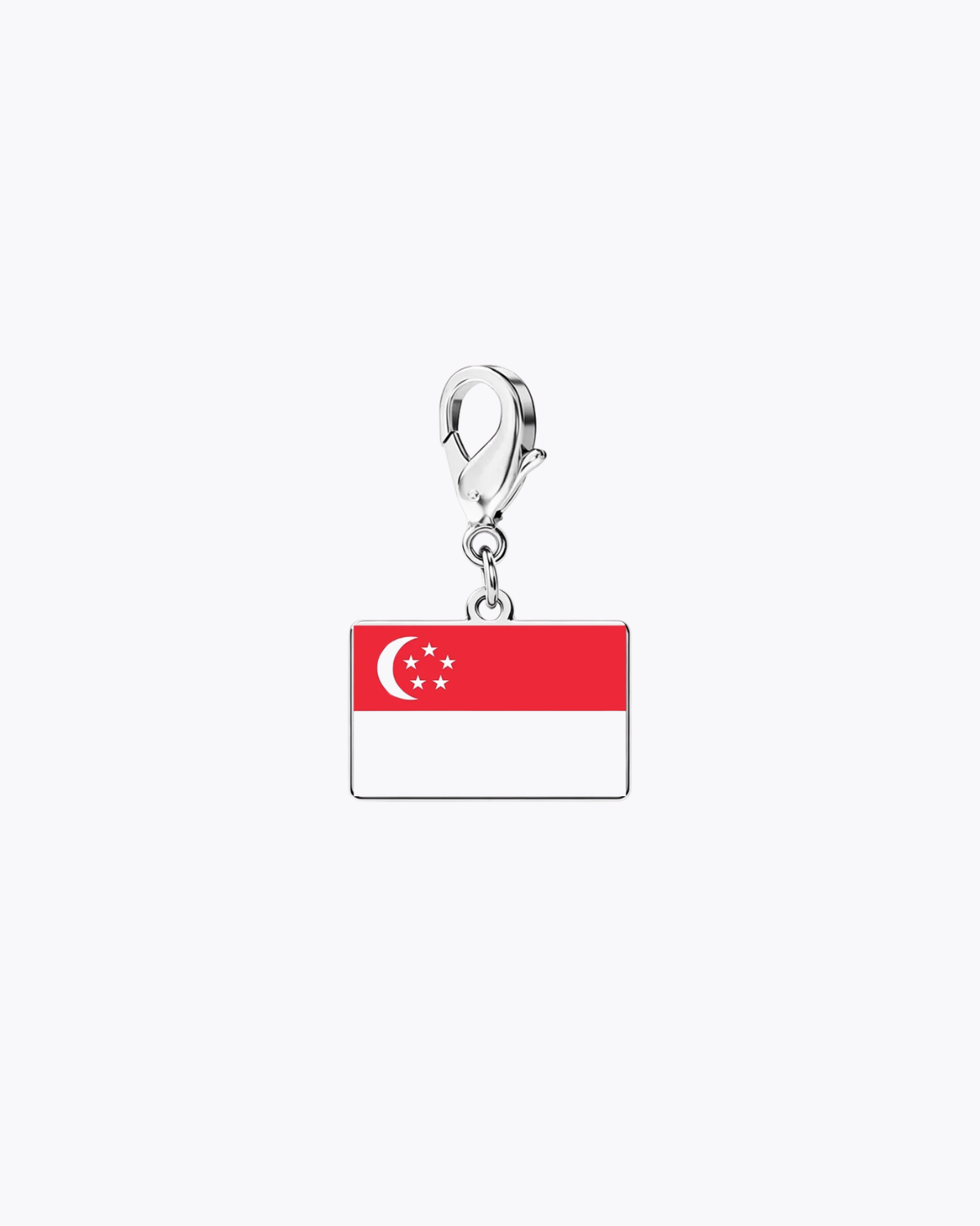 Elodie Women's Custom Charm Bracelet, Flag Travel Bracelet