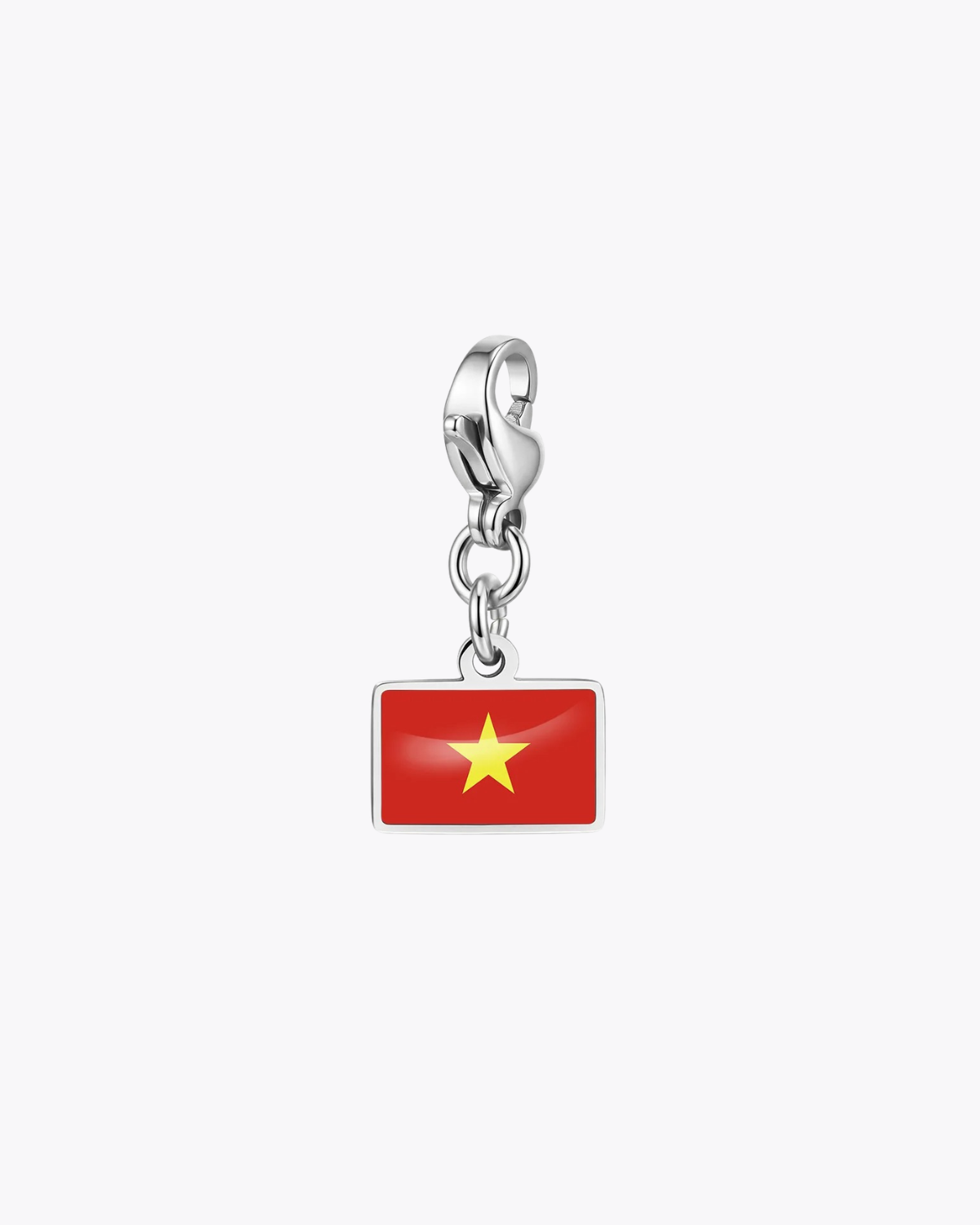 Elodie Women's Custom Charm Bracelet, Flag Travel Bracelet