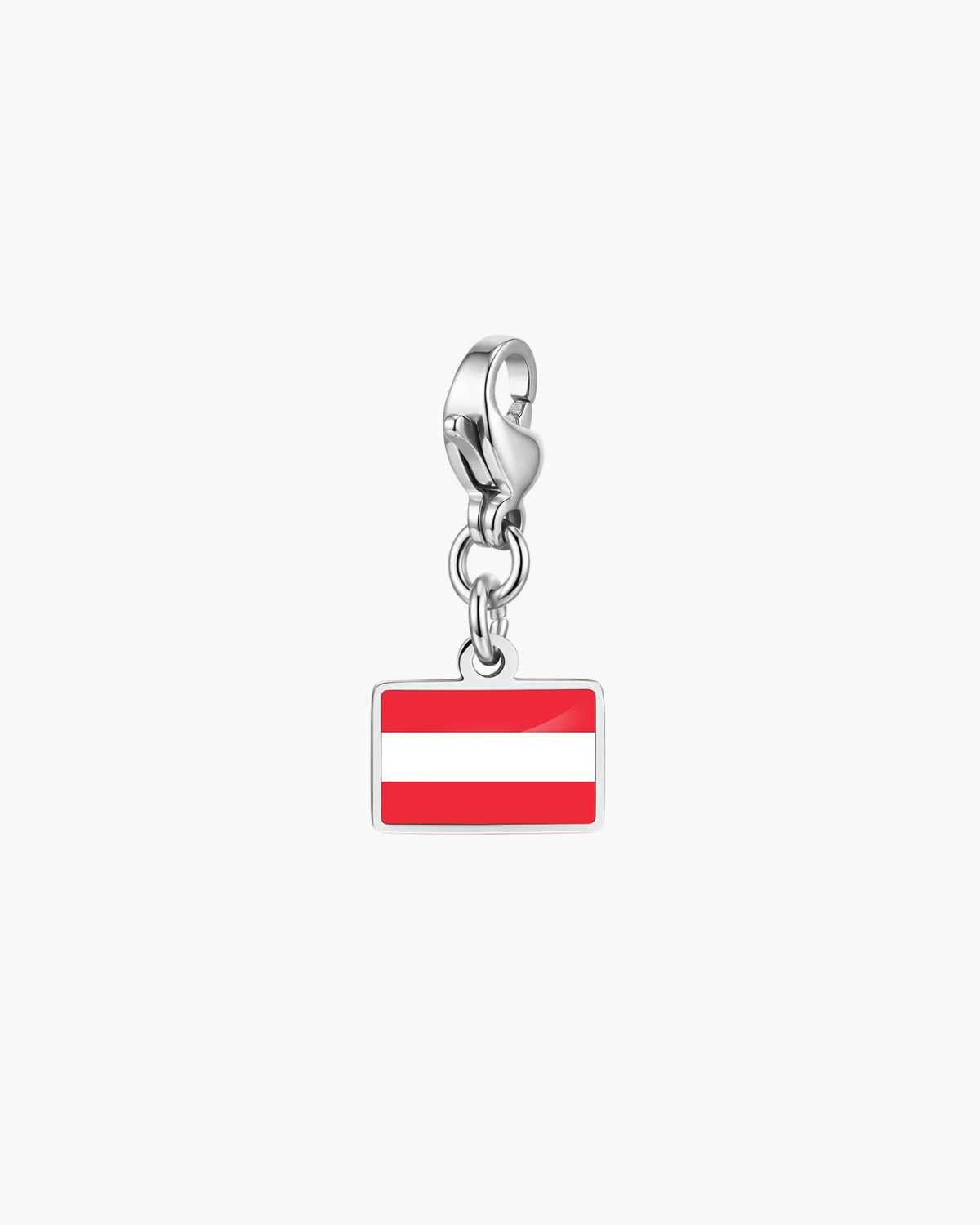 Elodie Women's Custom Charm Bracelet, Flag Travel Bracelet