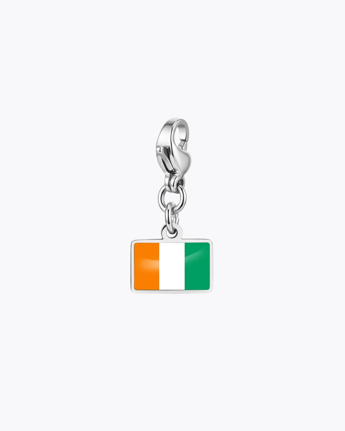 Elodie Women's Custom Charm Bracelet, Flag Travel Bracelet