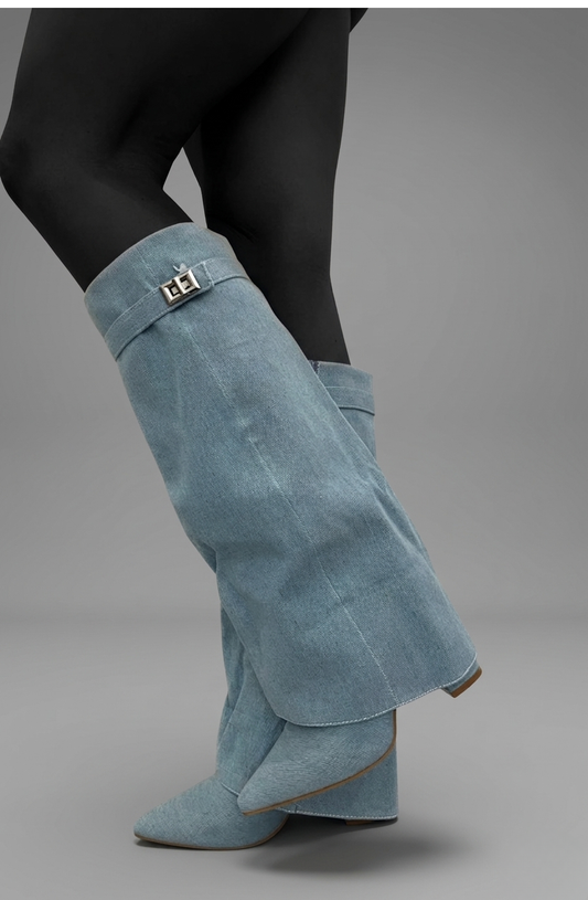 Adelaide Suede Knee Boots
