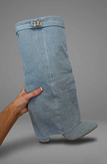 Adelaide Suede Knee Boots