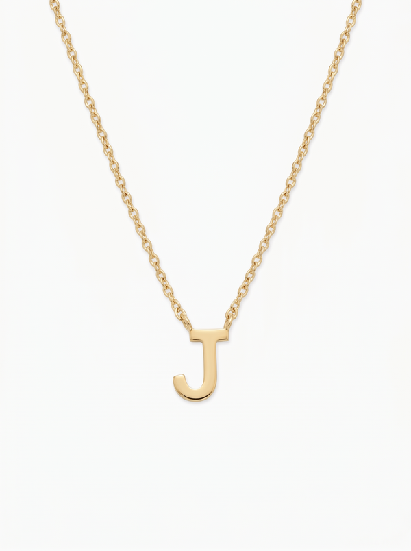 Amandine Women's Initial Necklace, Personalized Letter Pendant Necklace