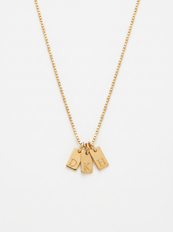 Odile Women's Initial Tag Necklace