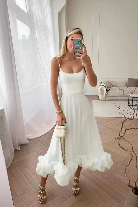 Rosie Ruffle Hem Maxi Dress