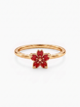Clemence Cherry Blossom Spinning Anxiety Ring