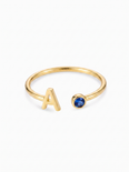 Marielle Women's Custom Initial Ring
