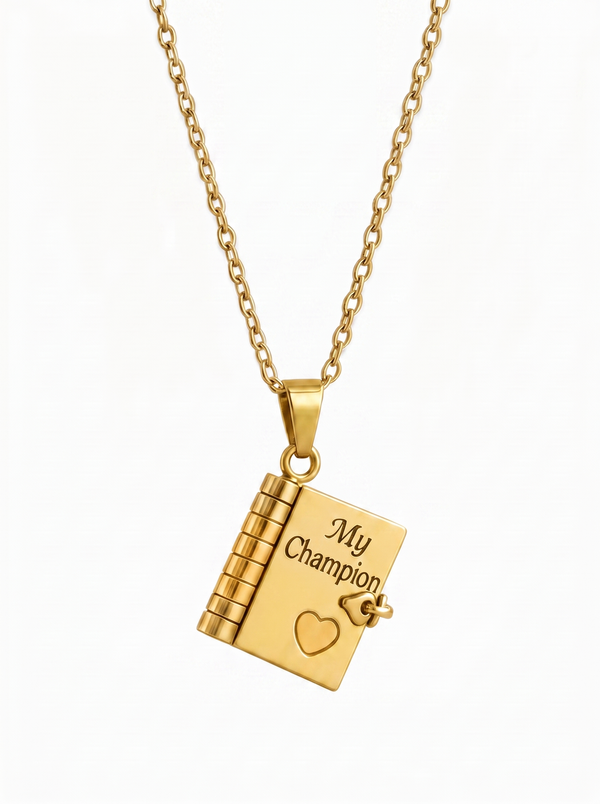 Gabriel My Champion Boys' Engraved Locket Necklace