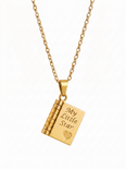 Juliette Girls' Engraved Locket Necklace, Daughter Keepsake