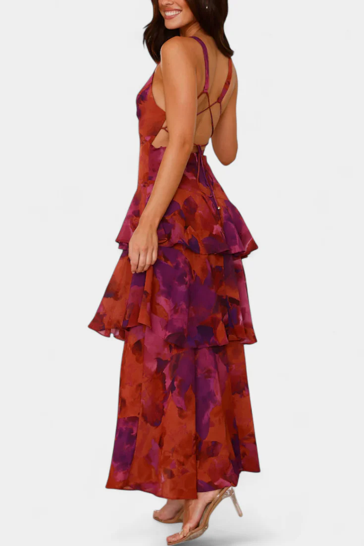 Valentina Floral Tiered Maxi Dress