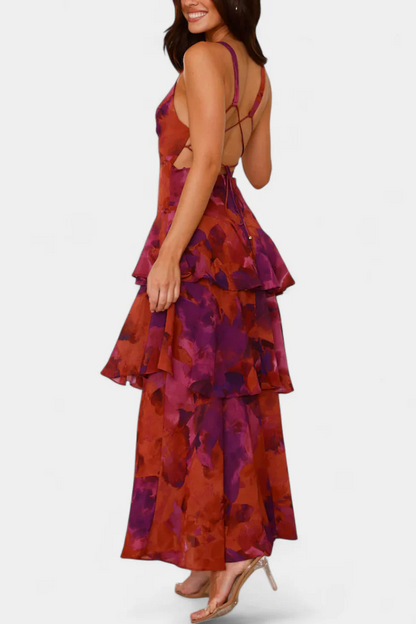 Valentina Floral Tiered Maxi Dress