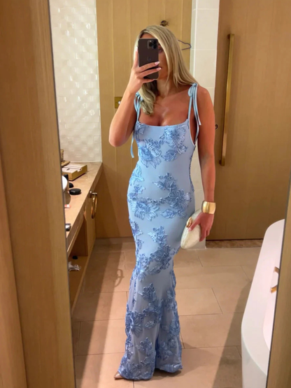 Isabelle Floral Sequin Maxi Dress