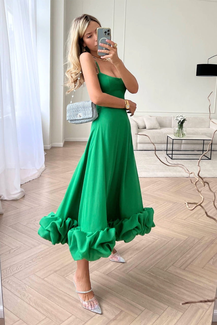 Rosie Ruffle Hem Maxi Dress