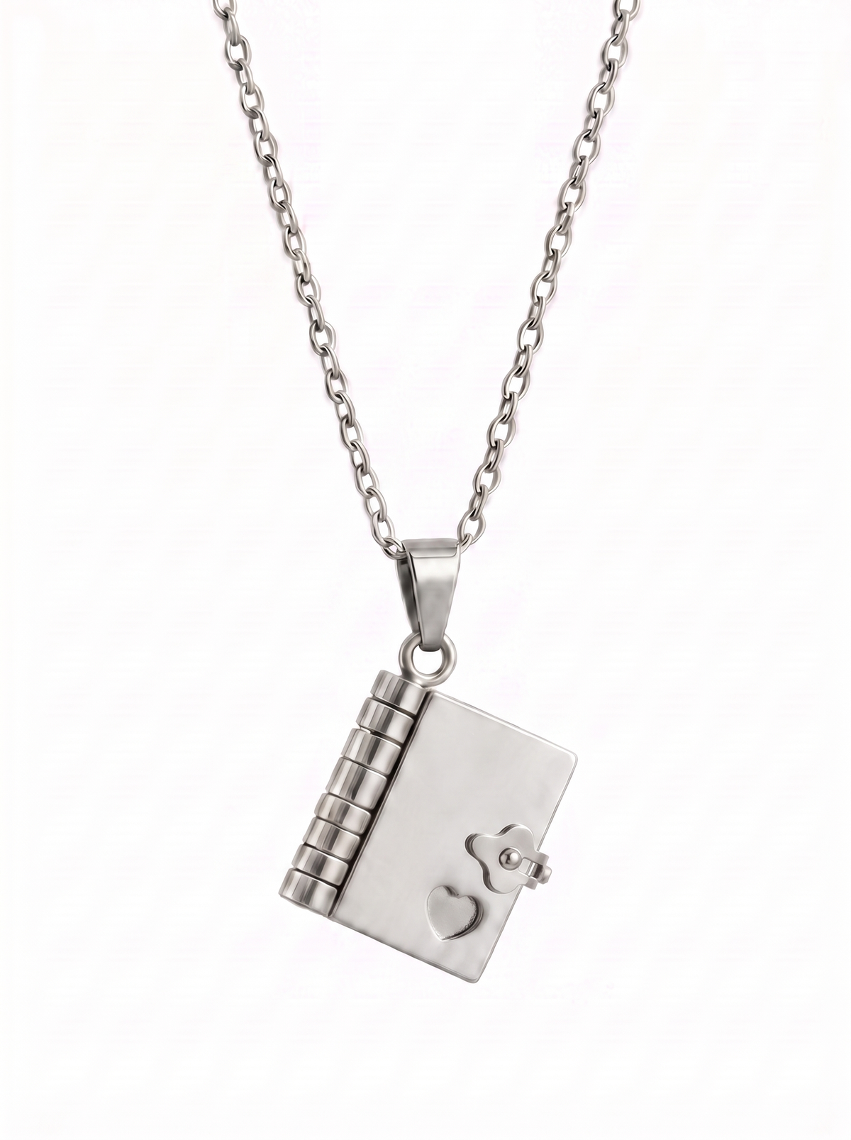 Raphaelle Custom Engraved Book Locket Necklace
