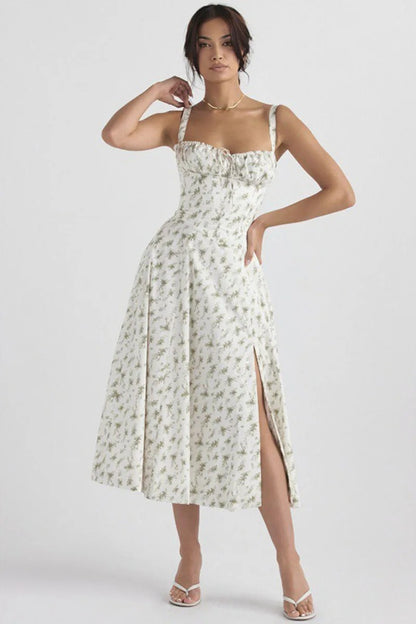 Ottilie Floral Ruffle Hem Midi Sundress