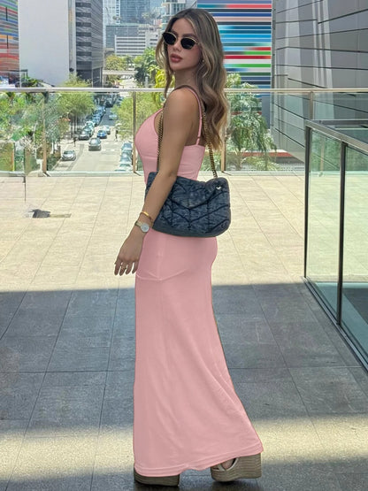 Nerissa Ruched Cami Wedding Guest Maxi Dress