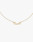 Amara Women's Personalized Name Necklace, Heart Accent Necklace