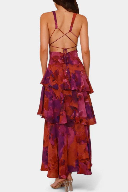 Valentina Floral Tiered Maxi Dress