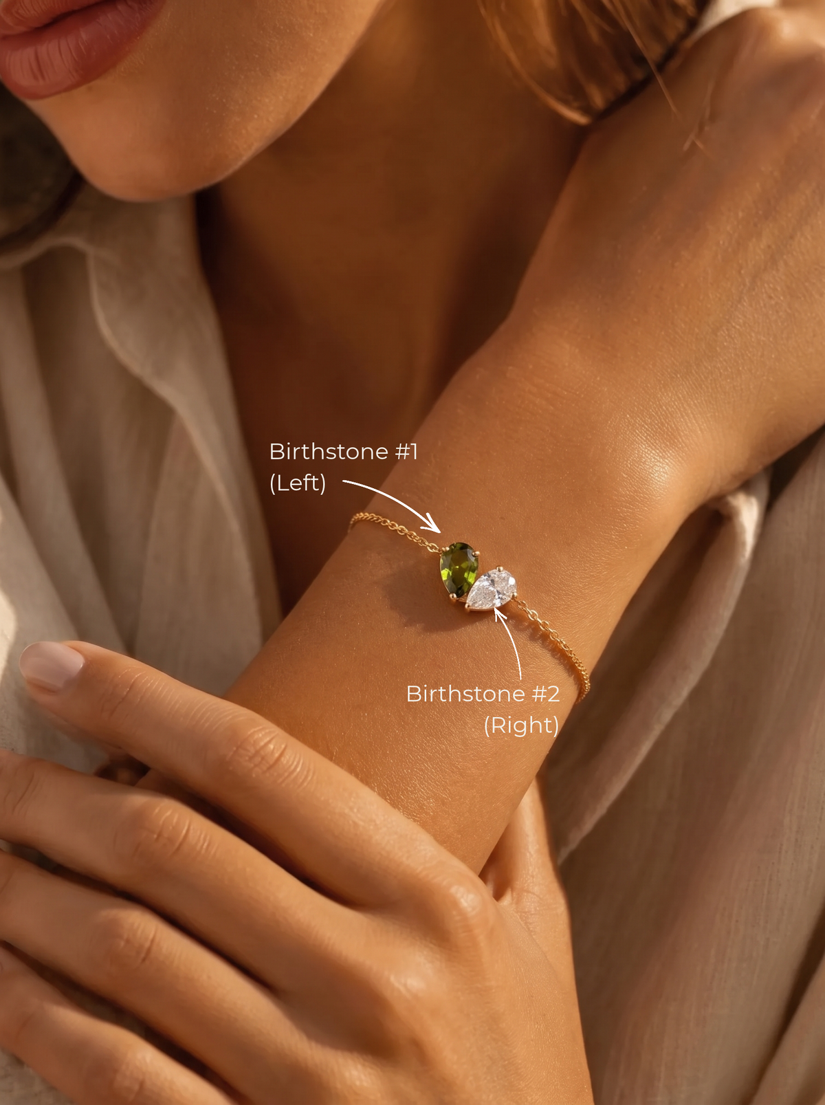 Francesca Women's Custom Birthstone Bracelet