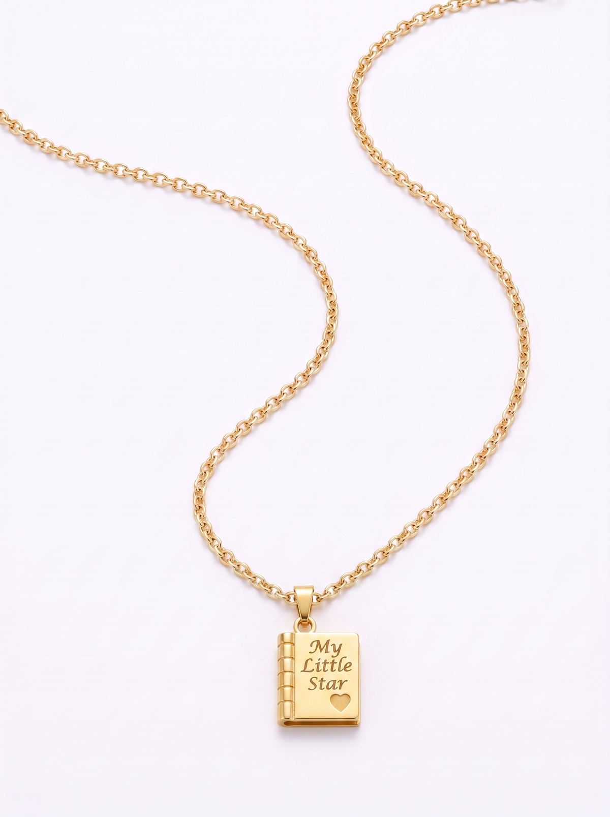 Juliette Girls' Engraved Locket Necklace, Daughter Keepsake