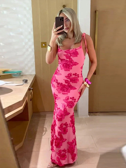 Isabelle Floral Sequin Maxi Dress