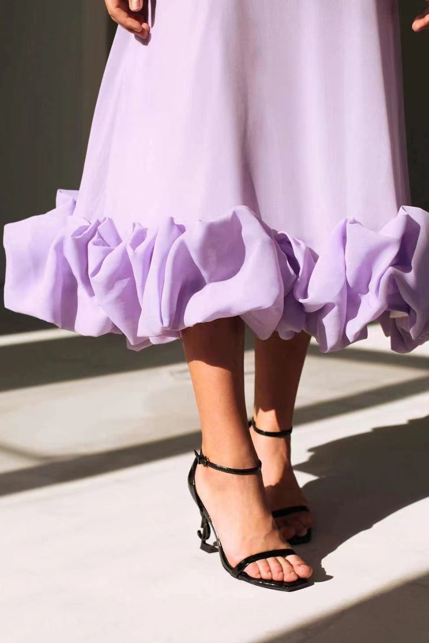 Rosie Ruffle Hem Maxi Dress