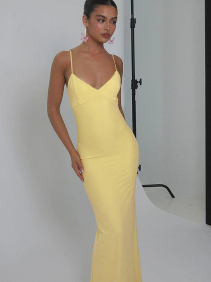 Nerissa Ruched Cami Wedding Guest Maxi Dress