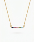Odette Women's Custom Birthstone Gold Necklace