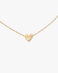 Alessia Women's Custom Engraved Gold Heart Necklace