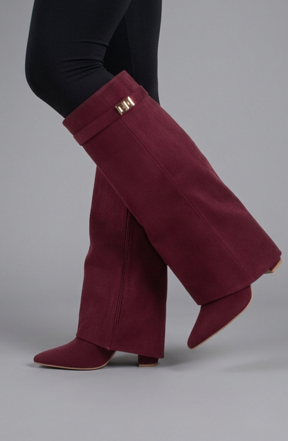 Isadora Suede Knee Boots