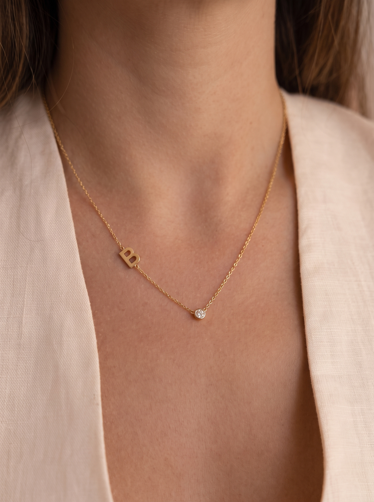 Aimee Women's Custom Initial Necklace