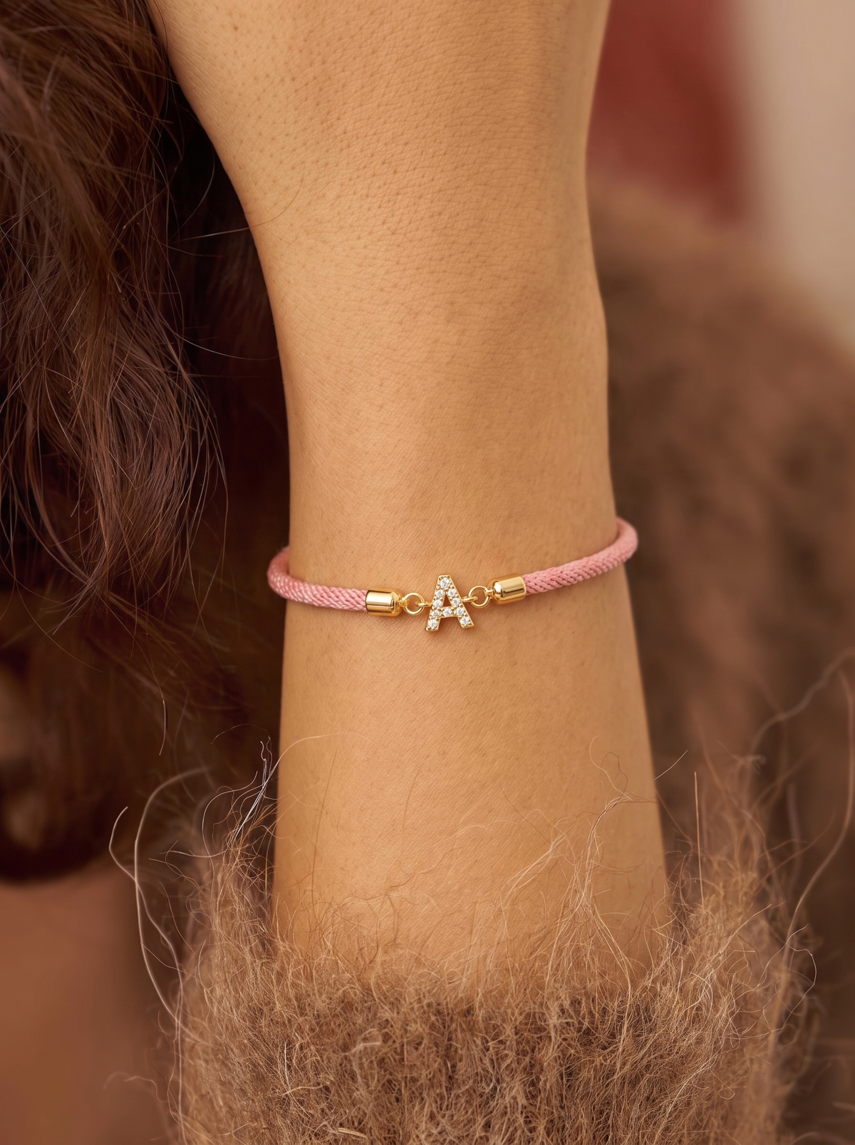 Sabine Women's Cord Bracelet, Adjustable Pull Tie