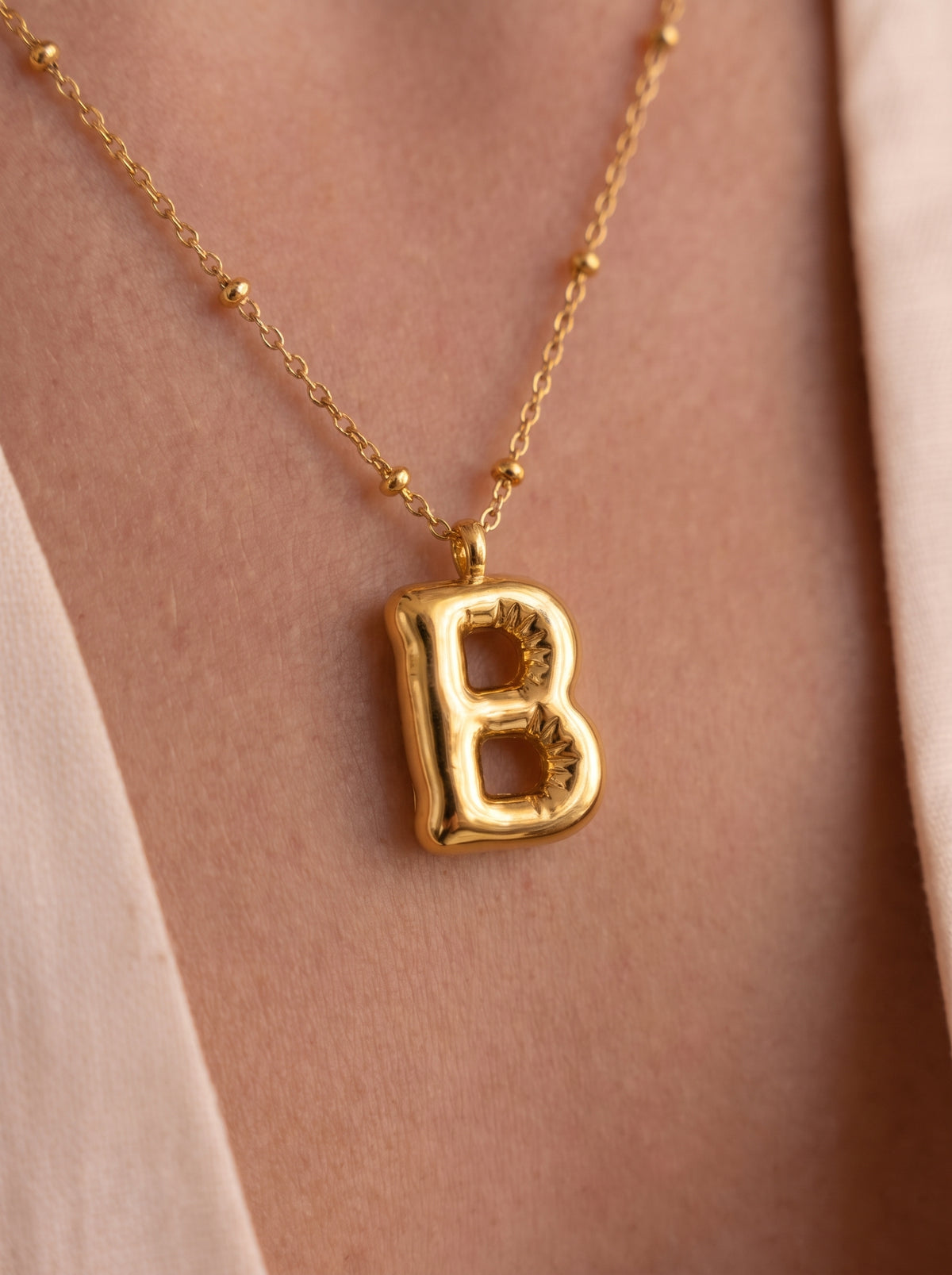 Bettina Women's Custom Initial Necklace